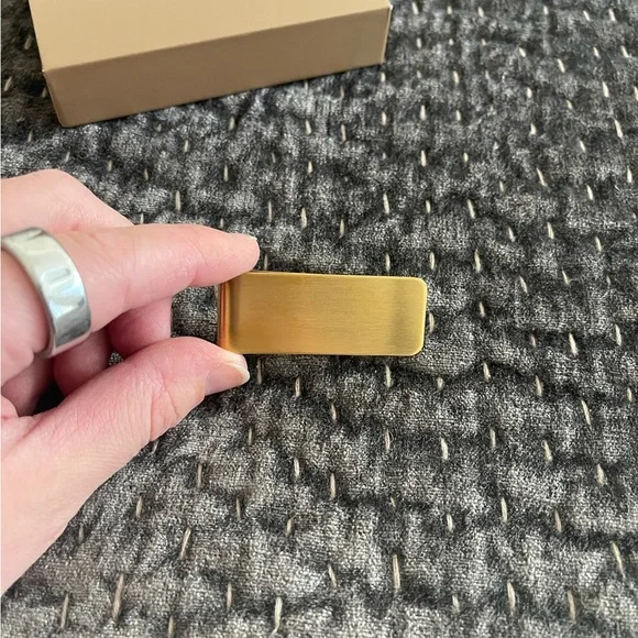 David Yurman Elegant Gold Money Clip